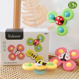 Đồ Chơi 3 Con Quay Spinner Dán Tường Cho Bé