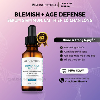  hàng công ty  serum giảm mụn skinceuticals blemish + age defense acne treatment 30ml 