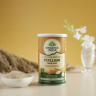 Bột vỏ hạt mã đề hữu cơ Ấn Độ Tattva Organic Psyllium Husk/Isabgol/Planovate hộp 100gr