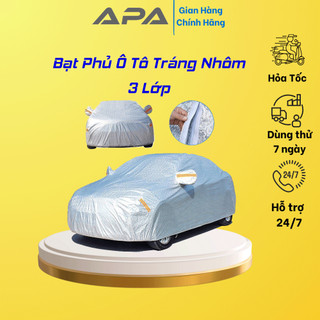 Bạt phủ xe ô tô 📌CAO CẤP - HÀNG LOẠI 1📌 Hatback, Sedan, SUV tráng Nhôm 3 lớp phản quang các hãng Carfu, YIKA