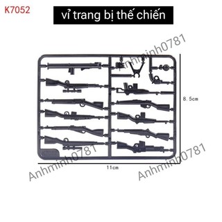 Đồ chơi lắp ráp Vỉ phụ kiện Minifigure đầy đủ như hình Moc