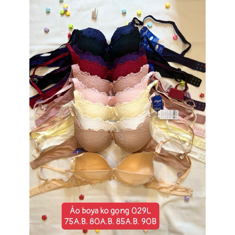 Áo  029 L, không  gọng, mút  mỏng hàng  Boya hàng VN chất lượng