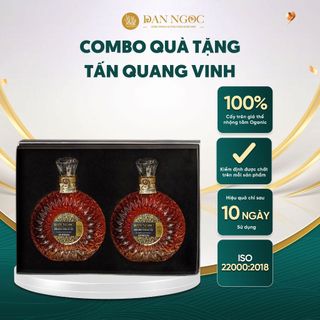 Bộ quà tặng tấn vinh quang đan ngọc gồm 2 chai đông trừng hạ thảo 500ml