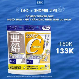 Combo tpbvsk dhc zinc + vitamin c hard capsule 20n
