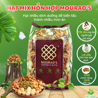 [Loại 1] Hạt Mix Hỗn hợp 5 loại hạt dinh dưỡng Mourad's Úc 500g (Hạnh nhân, macca, óc chó, hạt dẻ cười, bí xanh)