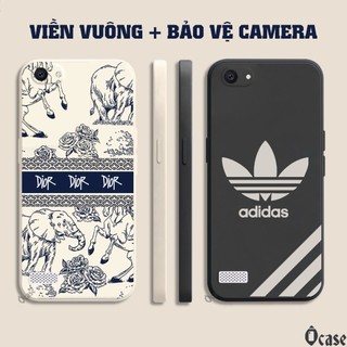 Ốp lưng Oppo A33 / Neo 7 gấu cạnh viền vuông có bảo vệ camera