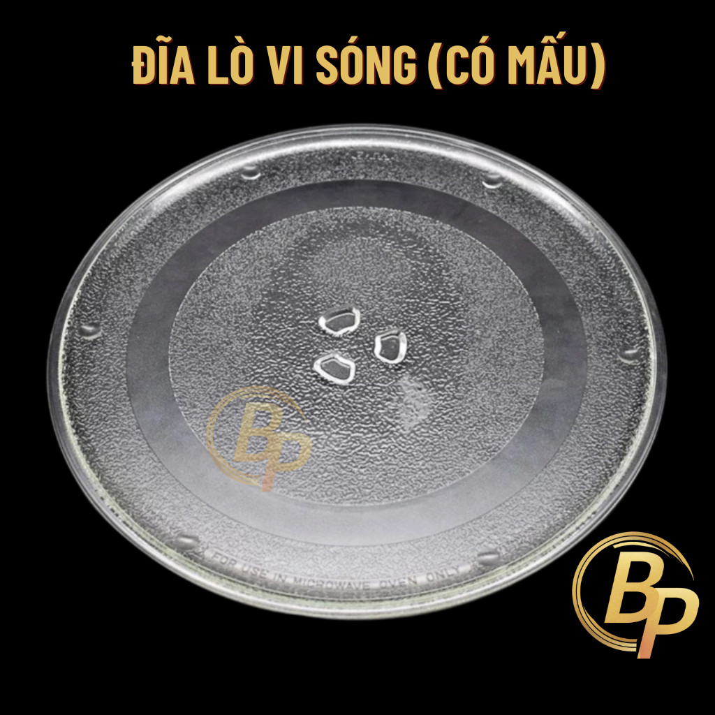 Đĩa lò vi sóng loại có mấu ĐK 24.5cm,25.5cm,27cm dùng cho các loại Lò vi sóng 18L-20L-22L - Loại tốt