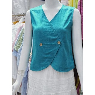 Áo croptop kiểu vạt đắp