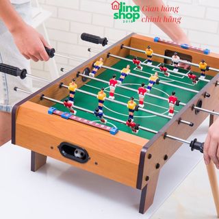 Bàn bi lắc bóng đá bằng gỗ,bi sứ cao cấp chân thấp kích thước 40x23x70cm