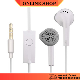 Tai Nghe nhét tai jack 3.5mm Chuôi Tròn Cổ Điển Cho Samsung Màu Trắng
