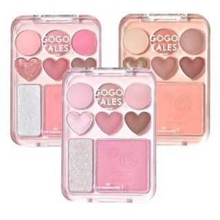  Phấn Mắt Má 8 ô Gogo Tales Stick Sweet Heart Powder Blusher Eyeshadow Palette 
