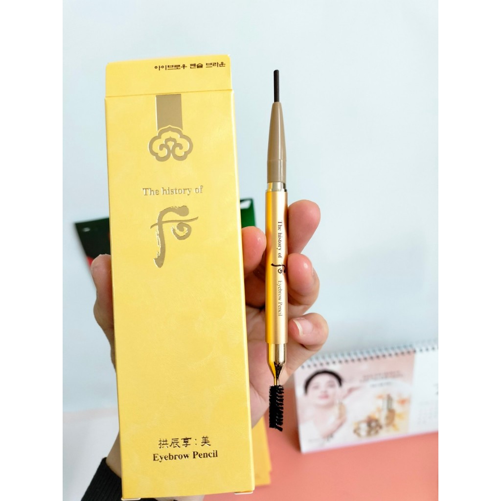 Chì kẻ chân mày Whoo EyeBrow Pencil 2 đầu