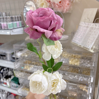 Hoa lụa decor trang trí-chụp hình nail-tib nail