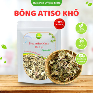 Bông atiso đà lạt sấy khô 100g , trà atiso khô, pha trà mát gan, lợi tiểu