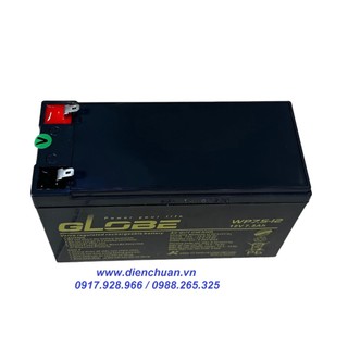 Ắc quy Globe 12V 7.5Ah WP7.5-12 / Globe WP7.5-12 ( 12V-7,5Ah)