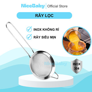 Rây Lọc Inox Loại Tốt Cho Bé Ăn Dặm Lưới Nhỏ Nhiều Kích Thước NiceBabyVn