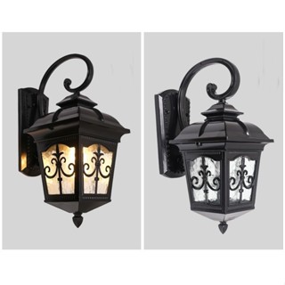 [TẶNG KÈM BÓNG LED] Đèn cột cổng ngoài trời chống nước,Đèn trang trí nội ngoại thất cho cột nhà mái hiên