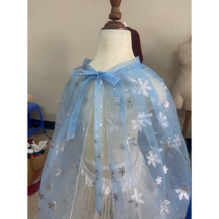 [Có Sẵn] Áo Choàng Bông Tuyết, Áo Choàng Elsa, Trang Phục Noel Halloween Hoá Trang Cho Bé