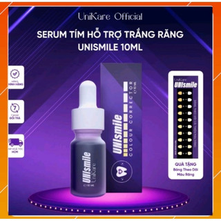 Serum Trắng Răng Unismile, Hỗ Trợ Cải Thiện Vết Ố Vàng Răng, Làm Sạch Mảng Bám Trên Răng, Unikare 10ml