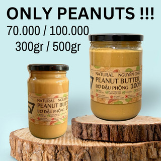 Bơ đậu phộng 100% peanut butter 300g/500g