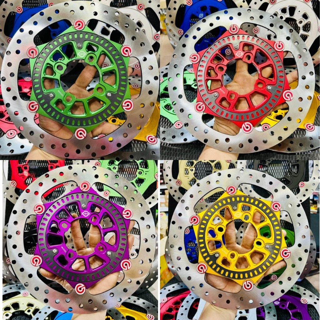 Đĩa thắng trước VARIO 160 có ABS size 267mm_Đĩa VARIO 160 lắp mâm zin 4 lỗ có ABS siêu nét