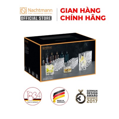 Bộ 18 ly pha lê Nachtmann Noblesse. Hàng chính hãng Đức.