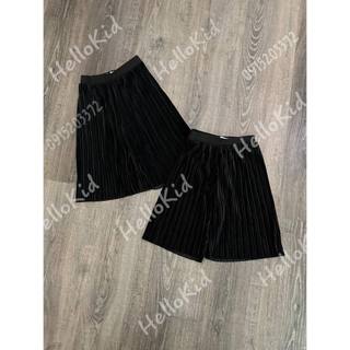 Quần Culotte đen nhung cho bé