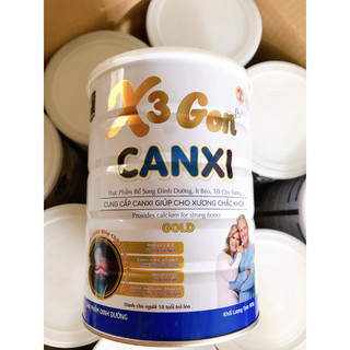 Sữa X3 GON CANXI GOLD bổ sung canxi cho xương chắc khỏe - 900 gr/hộp