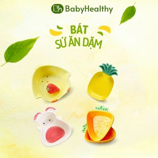 Bát ăn dặm, bát sứ ăn dặm nhiều hình đáng yêu cho bé