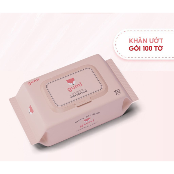 Gói giấy ướt 100 tờ Gumi
