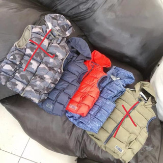 C3563 Áo khoác phao gile siêu nhẹ nhiều màu cho bé trai 3-14y [ Keinnier ] X09-090