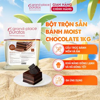 Bột Trộn Sẵn Làm Bánh Tegral Satin Moist Cake Chocolate Puratos Grand-Place VN-1 Kg