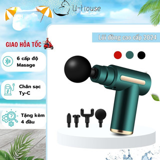 Máy massage cầm tay 6 chế độ mini-massage cổ vai gáy 6 Cấp Độ Chuyên Sâu Đa Năng