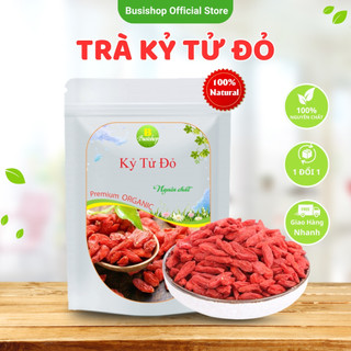 Trà câu kỷ tử sấy khô 100g, Kỷ tử Ninh Hạ pha trà uống đẹp da, Bổ máu, Dễ ngủ, Sáng mắt