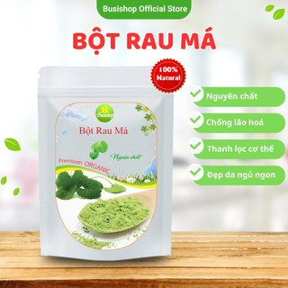 Bột rau má nguyên chất 100g Sấy Lạnh uống thanh nhiệt, Giải độc cơ thể, Mát gan, Hết mụn, Trắng da