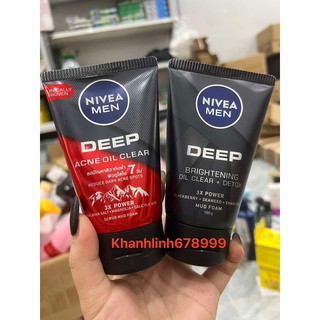 Sữa rửa mặt nivea men 100g