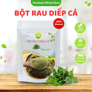 Bột rau diếp cá nguyên chất 100g Sấy Lạnh - Hỗ Trợ Bệnh Trĩ, Tiêu Hóa Tốt, Detox, Trắng Da, Hết Mụn Mờ Thâm