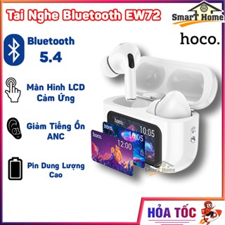 Tai Nghe Bluetooth Hoco EW72 Màn Hình Cảm Ứng Điều Khiển - Tai Nghe Không Dây Chống Ồn ANC Có Mic Đàm Thoại Nhỏ Gọn