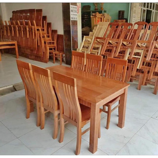 Bộ ghế ăn gỗ thịt