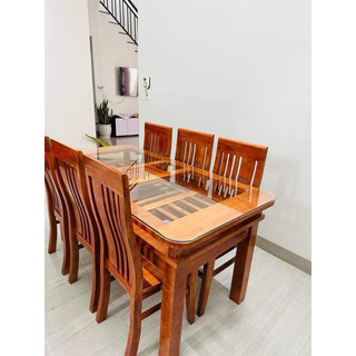bộ ghế ăn gỗ thịt(ship nt hà noi 400/500k)
