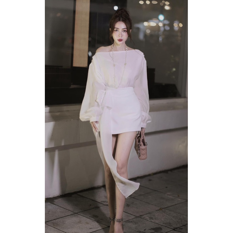 Set tơ lệch vai hồng 𝐀𝐒𝐇𝐘𝐋𝐄𝐘