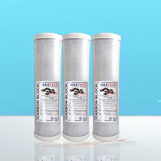 Bộ 3 lõi lọc nước than nén 10in, lõi số 3 CTO