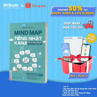Sách - Mindmap Kanji Tiếng Nhật Dành cho trình độ trung cấp Mcbooks