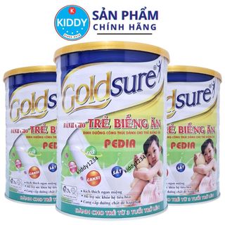 Sữa tăng cân Goldsure Pedia 900G dành cho trẻ biếng ăn, cần tăng cân giai đoạn từ 3 - 15 tuổi