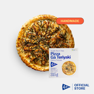 Pizza 4P's Bánh Pizza Đông Lạnh Gà Teriyaki - 315Gr