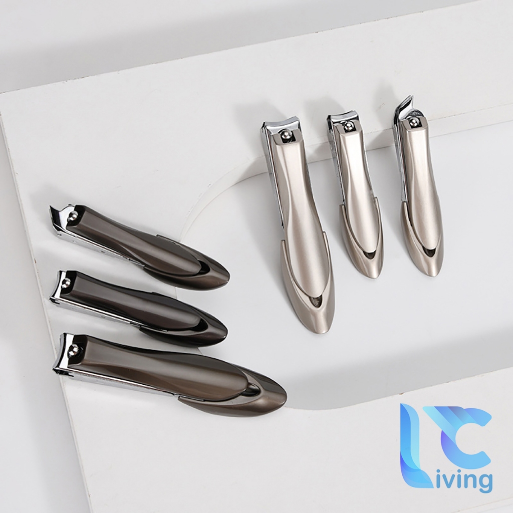 Bấm Móng Tay Kèm Đồ Hứng Móng Living C, Chất Liệu Thép Không Gỉ
