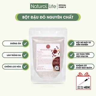 1kg bột đậu đỏ nguyên chất đắp mặt, tắm trắng, dưỡng da - natural life
