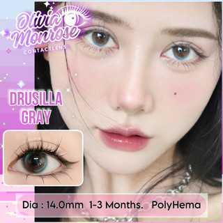 Douyin lens - Drusilla Gray ( Có cận 0-7 diop ) Tặng khay đựng lens