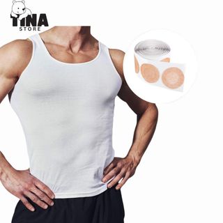 Dán ti nam hộp 100 miếng dán yuki store đầu ti bảo vệ ngực cho nam 0140