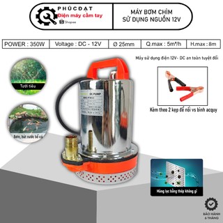 Máy bơm chìm tp-dc 12, máy bơm chìm, bơm tõm sử dụng điện 12v, tiện lợi dễ dàng sử dung, an toàn tuyệt đối